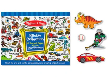 Melissa & Doug - Sticker Collection - Blue - Image 2