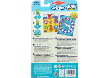Melissa & Doug - Sticker WOW! Activity Pad Set - Turtle - Image 6