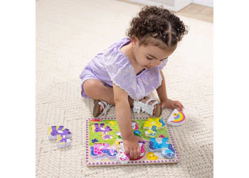 Melissa & Doug - Unicorn Chunky Puzzle - Image 4