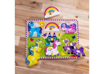 Melissa & Doug - Unicorn Chunky Puzzle - Image 8