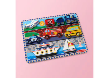 Melissa & Doug - Vehicles Chunky Puzzle - Image 4