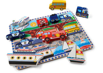 Melissa & Doug - Vehicles Chunky Puzzle - Image 6