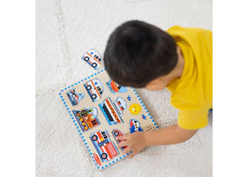 Melissa & Doug - Vehicles Sound Puzzle 8 Pieces - Image 7