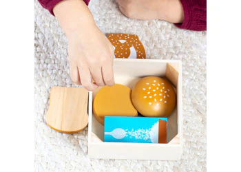 Melissa & Doug - Wooden Food Groups Play Set - Grains - Image 2