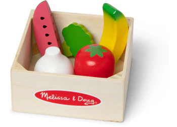 Melissa & Doug - Wooden Food Groups Play Set - Produce - Image 2