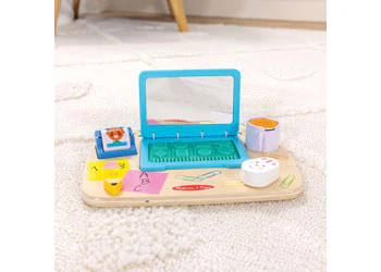 Melissa & Doug - Wooden Work & Play Desktop - Image 2