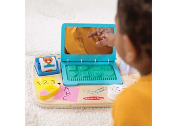 Melissa & Doug - Wooden Work & Play Desktop - Image 3