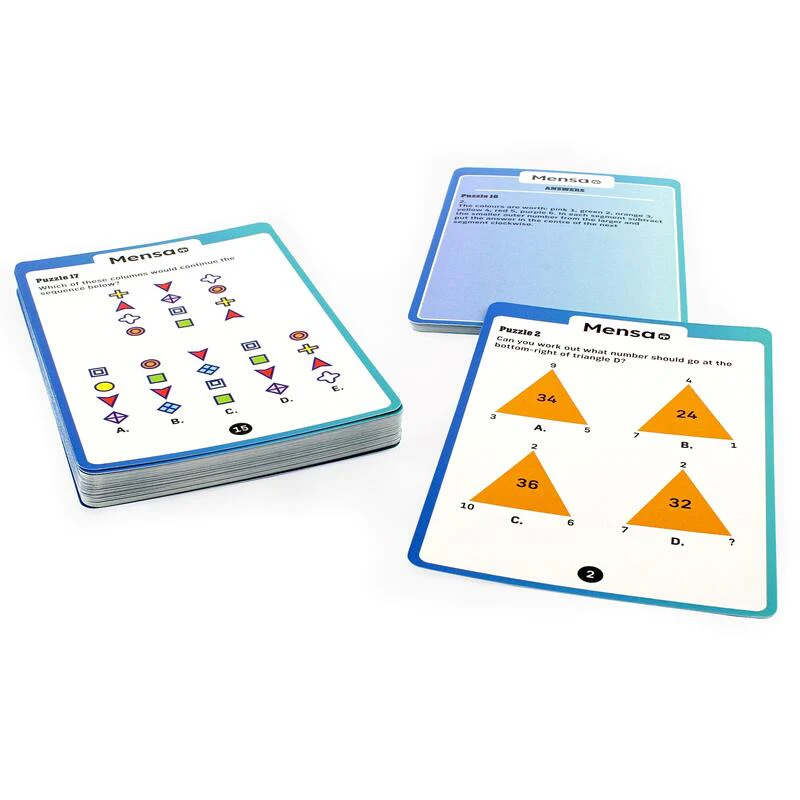 Mensa Genius Test Card Game - Image 2