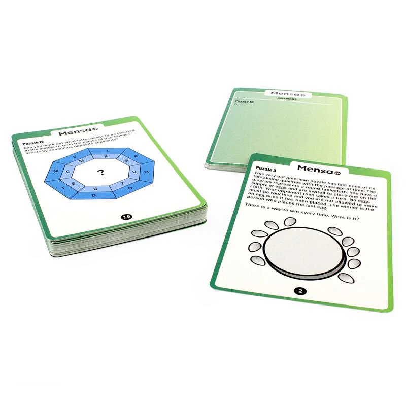 Mensa Riddles and Conundrums Card Game - Image 2