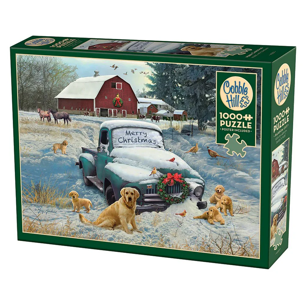 Merry Christmas 1000 Piece Puzzle