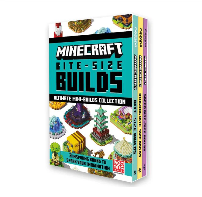 Minecraft Bite Size Builds Slipcase X 3 (Preorder)