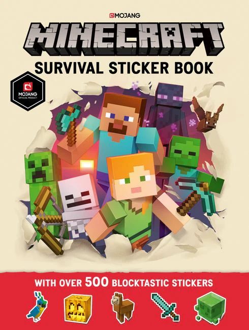 Minecraft Survival Sticker Book (Preorder)