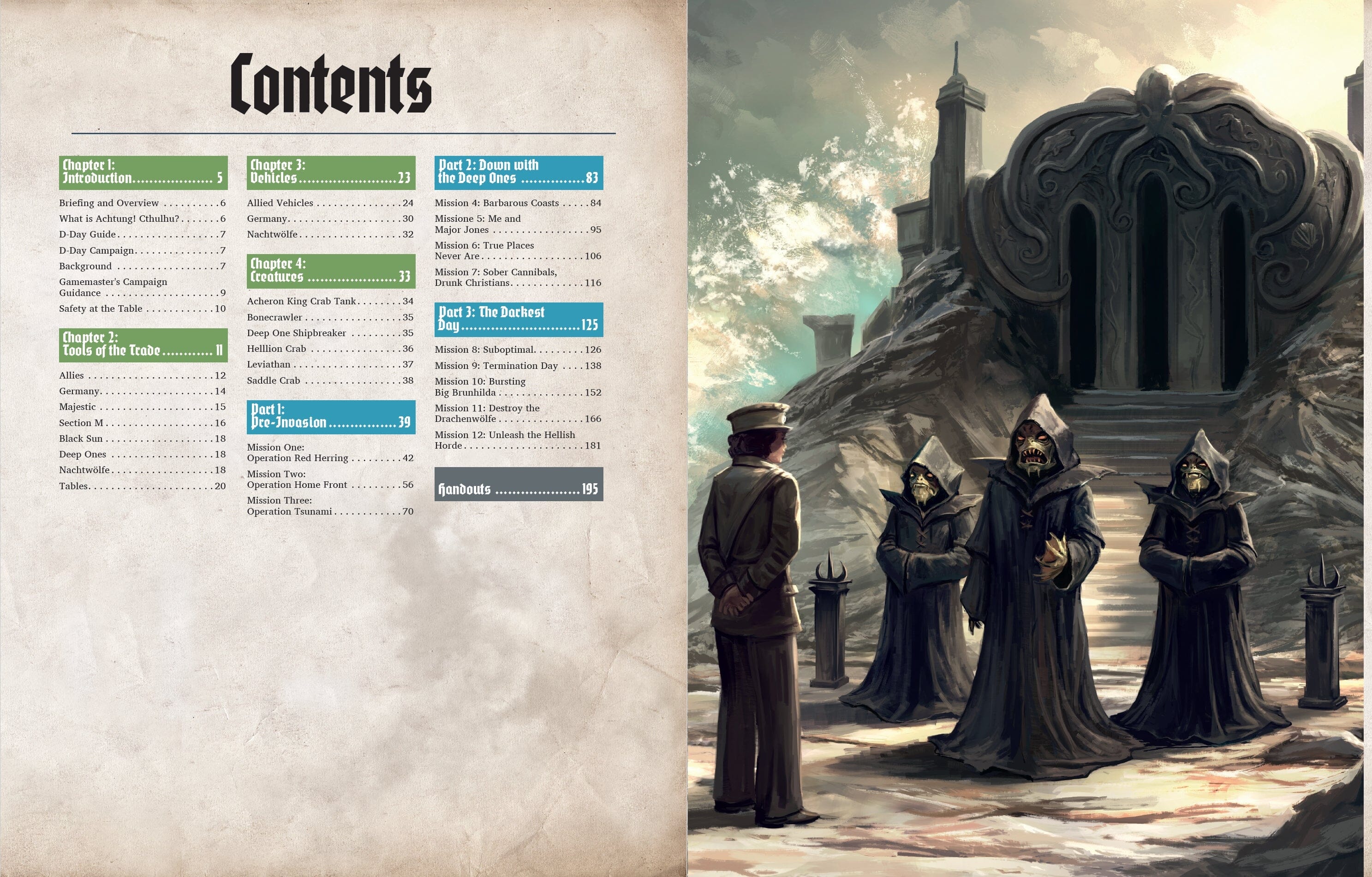 Modiphius Achtung! Cthulhu 2d20 RPG - D-Day: The Darkest Day Book - Image 4