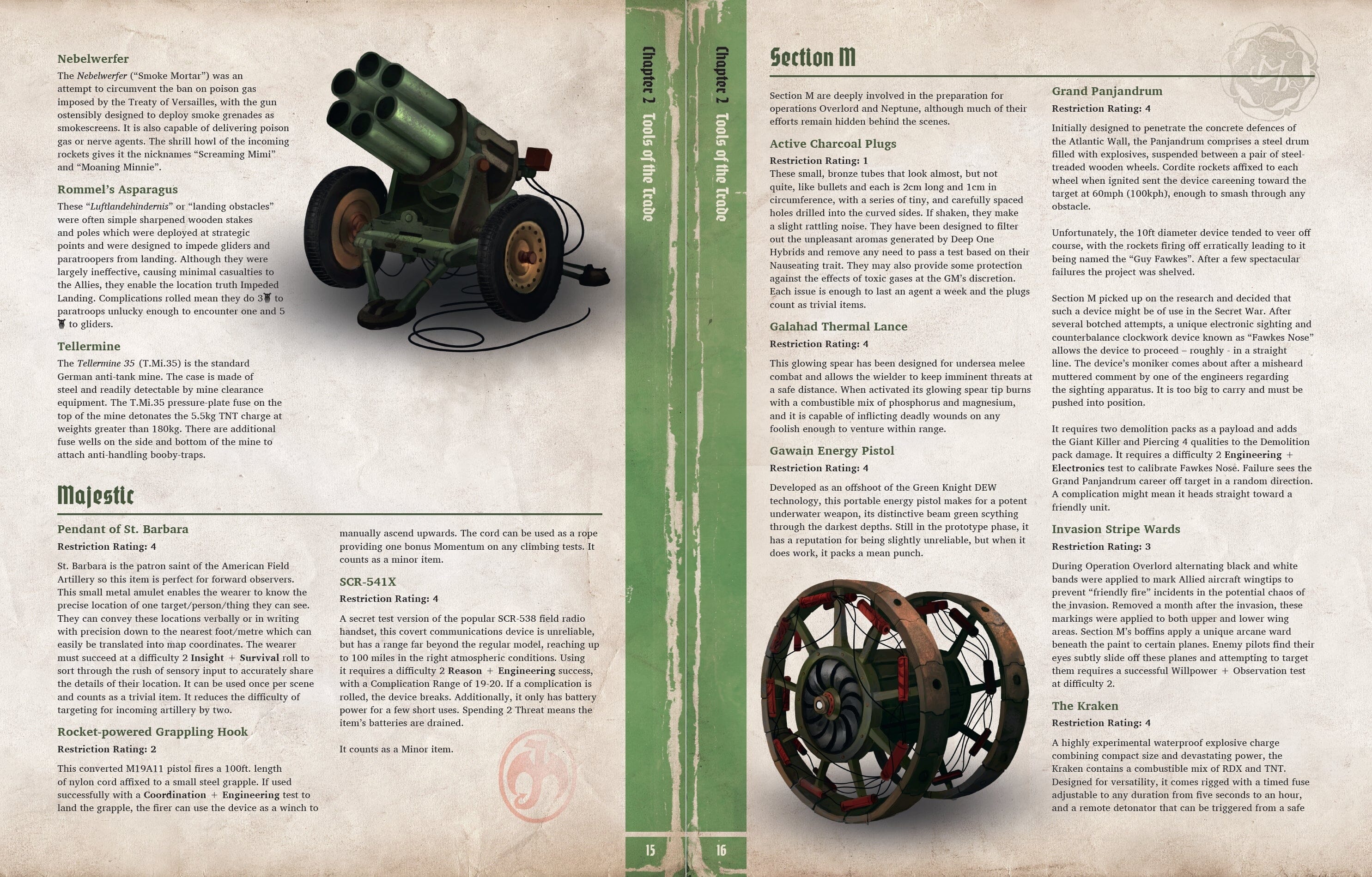 Modiphius Achtung! Cthulhu 2d20 RPG - D-Day: The Darkest Day Book - Image 5