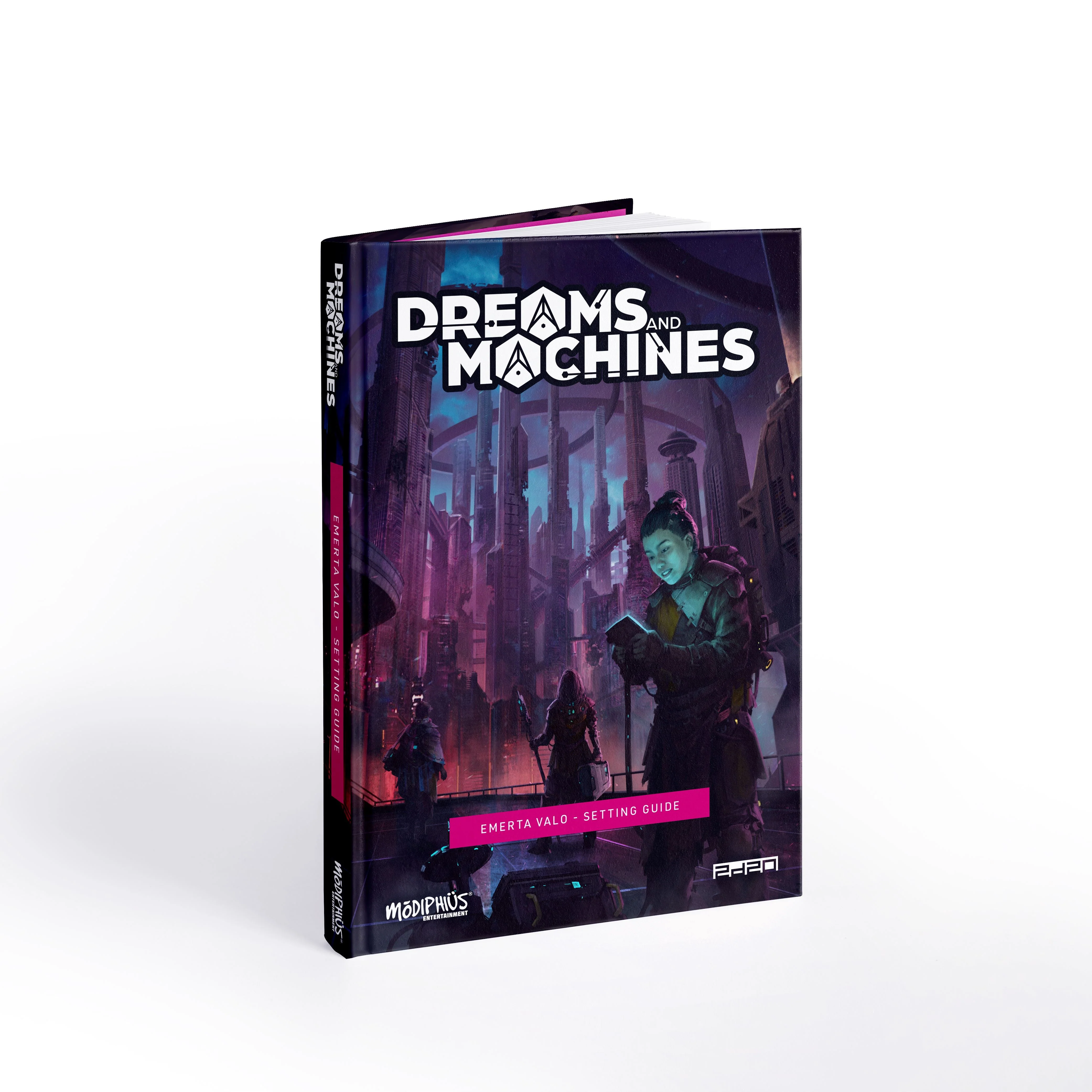 Modiphius Dreams and Machines Emerta Valo RPG Setting Guide