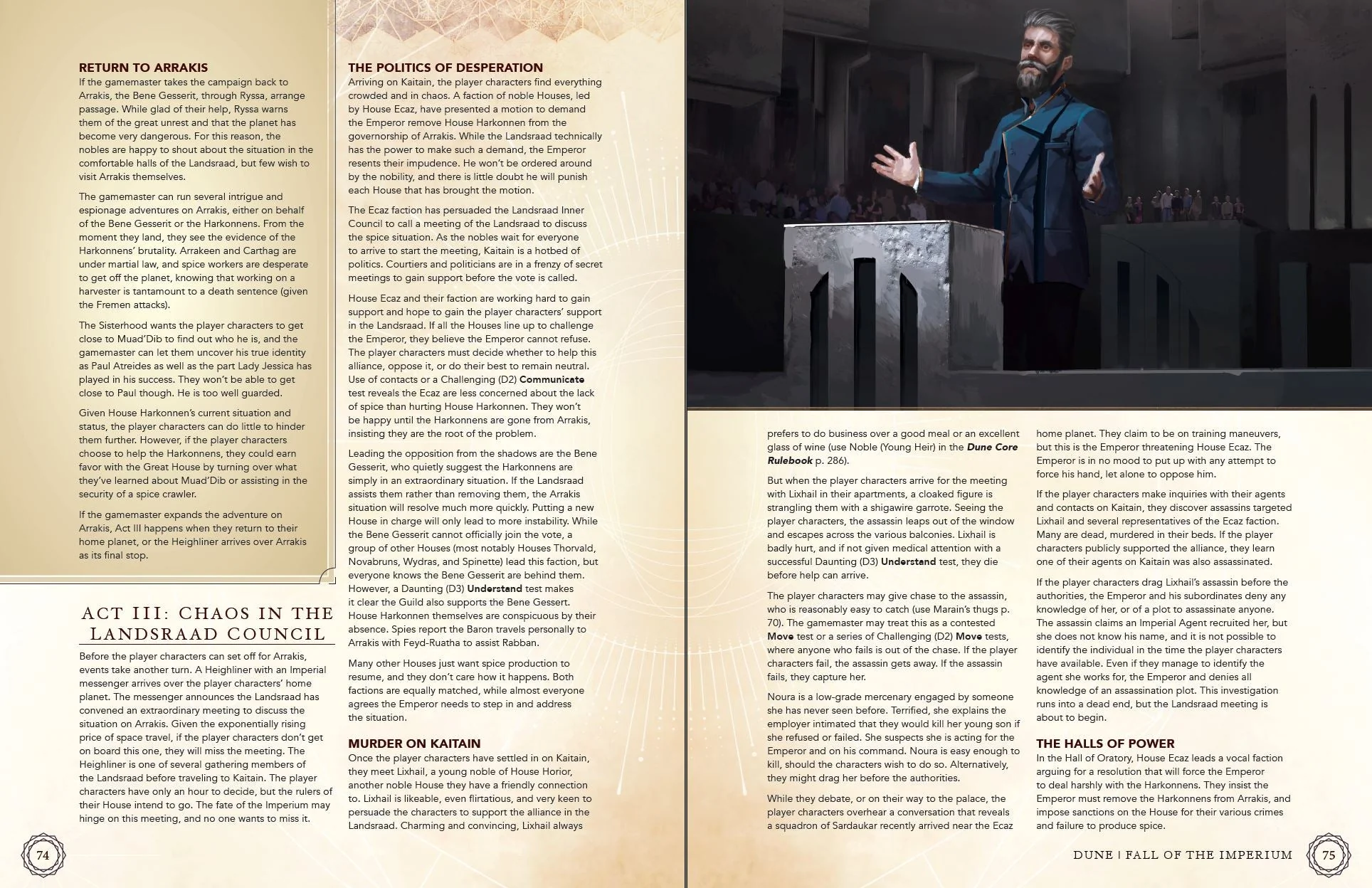 Modiphius Dune RPG: Fall Of The Imperium Book - Image 3