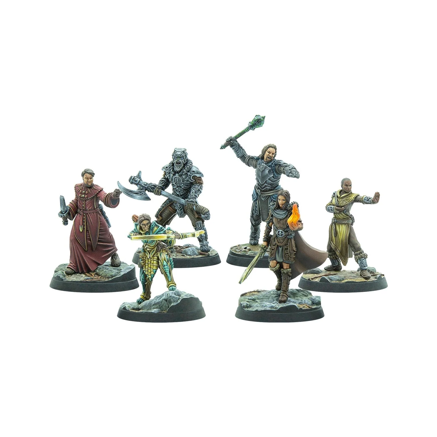 Modiphius Elder Scrolls Call to Arms: Dragonborn Heroes Miniature Expansion (MUH0330409) - Image 2