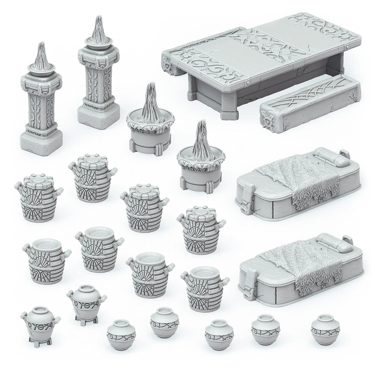 Modiphius Elder Scrolls Call to Arms - Dwemer Tomb Scatter Set