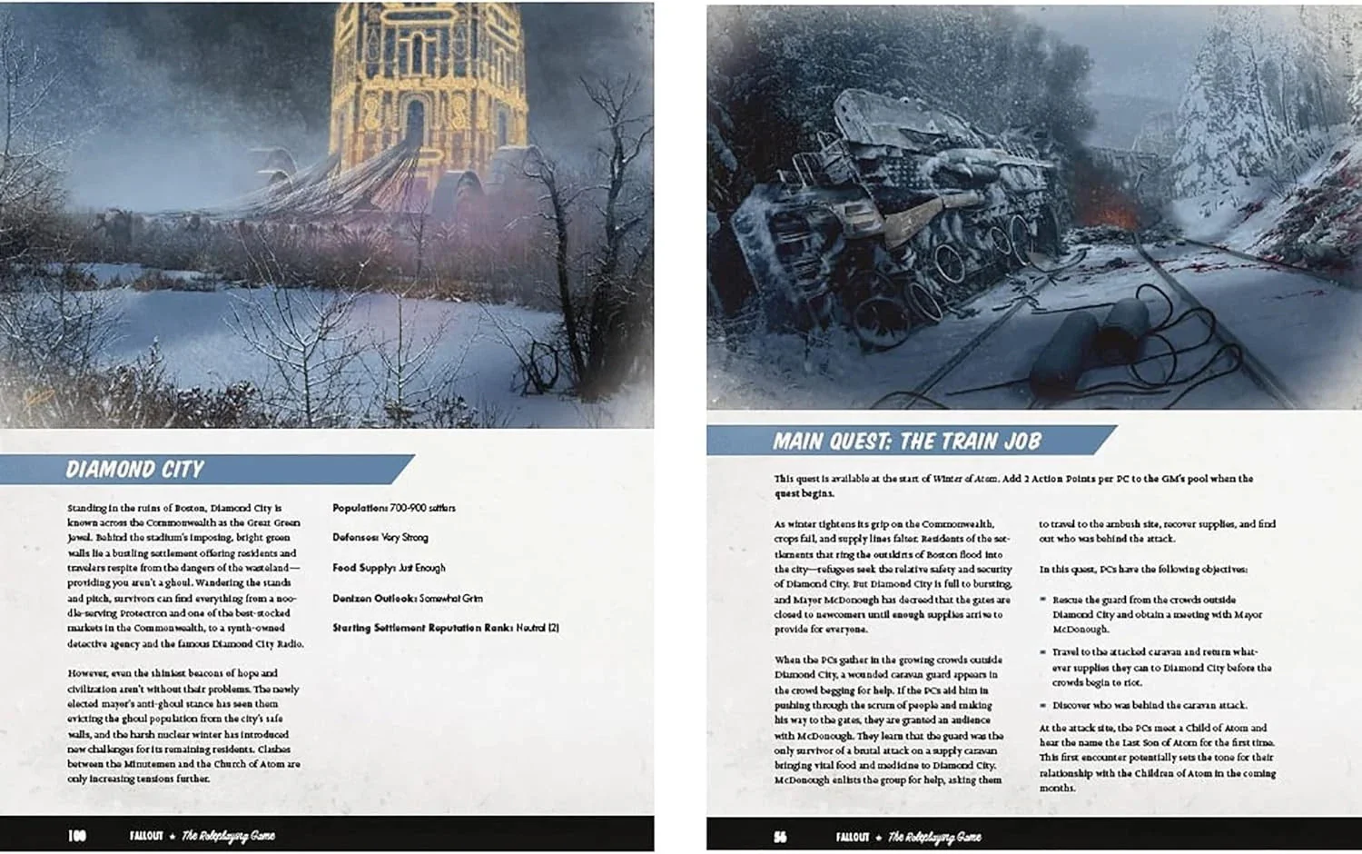 Modiphius Entertainment Fallout RPG Winter of Atom Sourcebook - Image 3