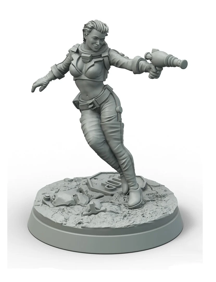 Modiphius Entertainment Fallout Wasteland Warfare Nuka Cola Girl Promo Miniature (MUH051283) - Image 2