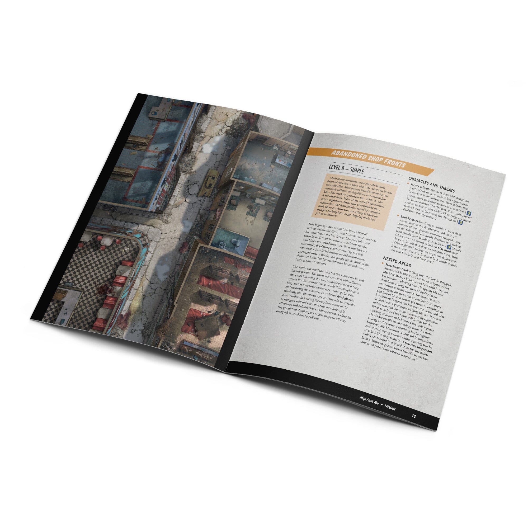 Modiphius Fallout: Wasteland Locales Roleplaying Game Map Pack 2 - Image 2
