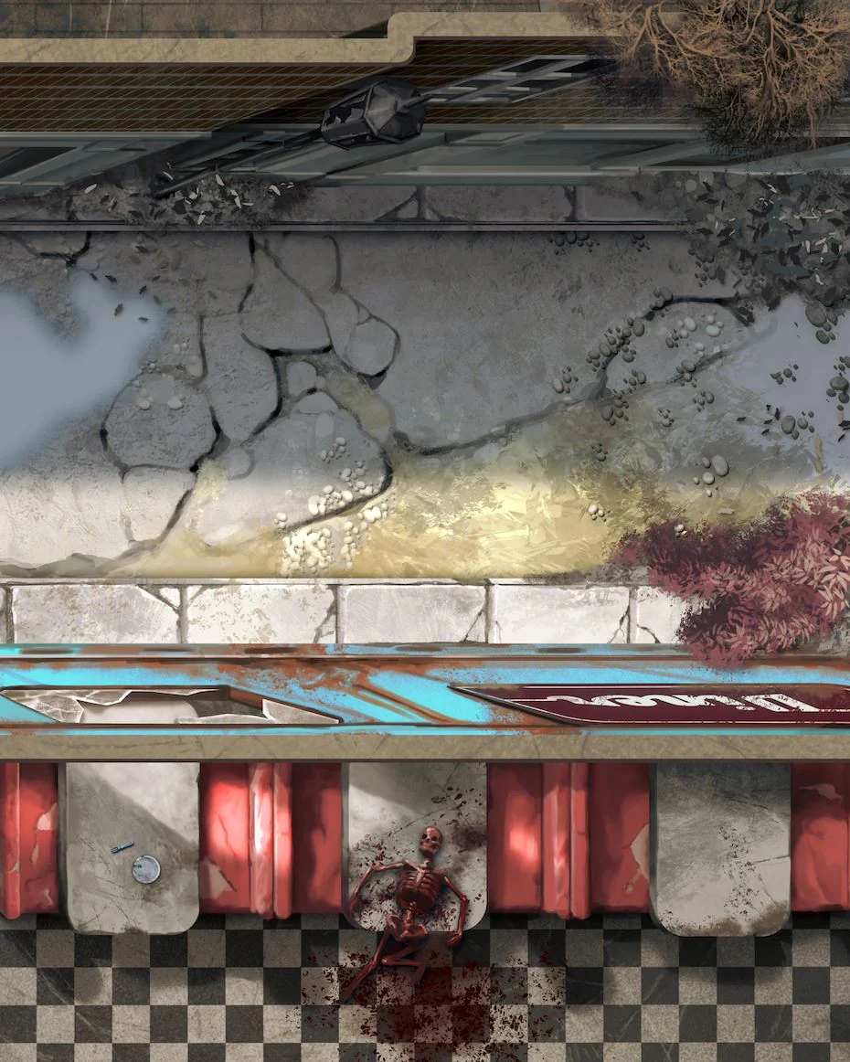 Modiphius Fallout: Wasteland Locales Roleplaying Game Map Pack 2 - Image 5
