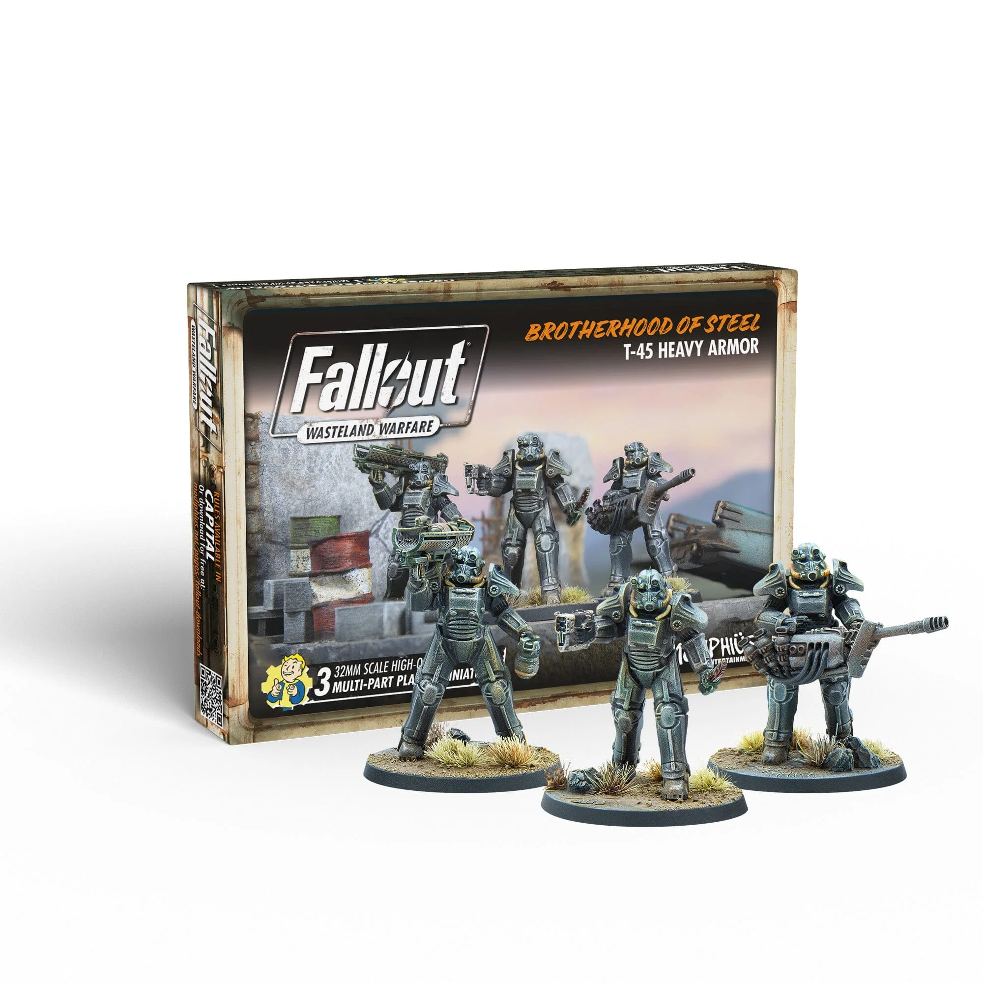 Modiphius Fallout Wasteland Warfare - Brotherhood of Steel: Heavy Armor (MUH0190805)