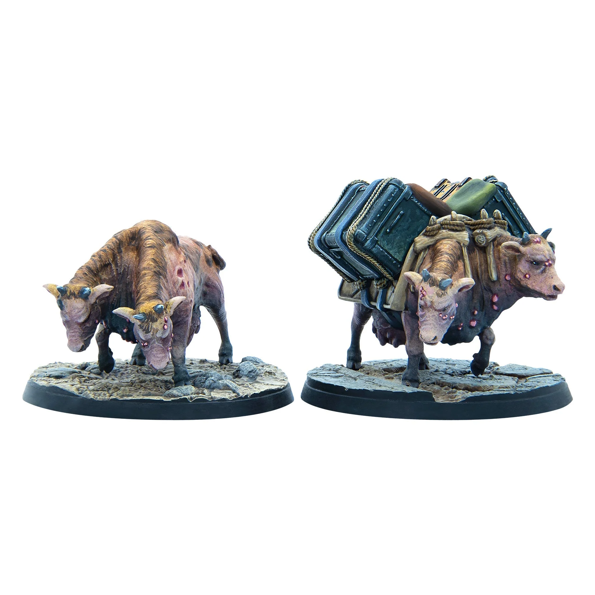 Modiphius Fallout Wasteland Warfare - Creatures: Brahmin Herd (MUH052229) - Image 2