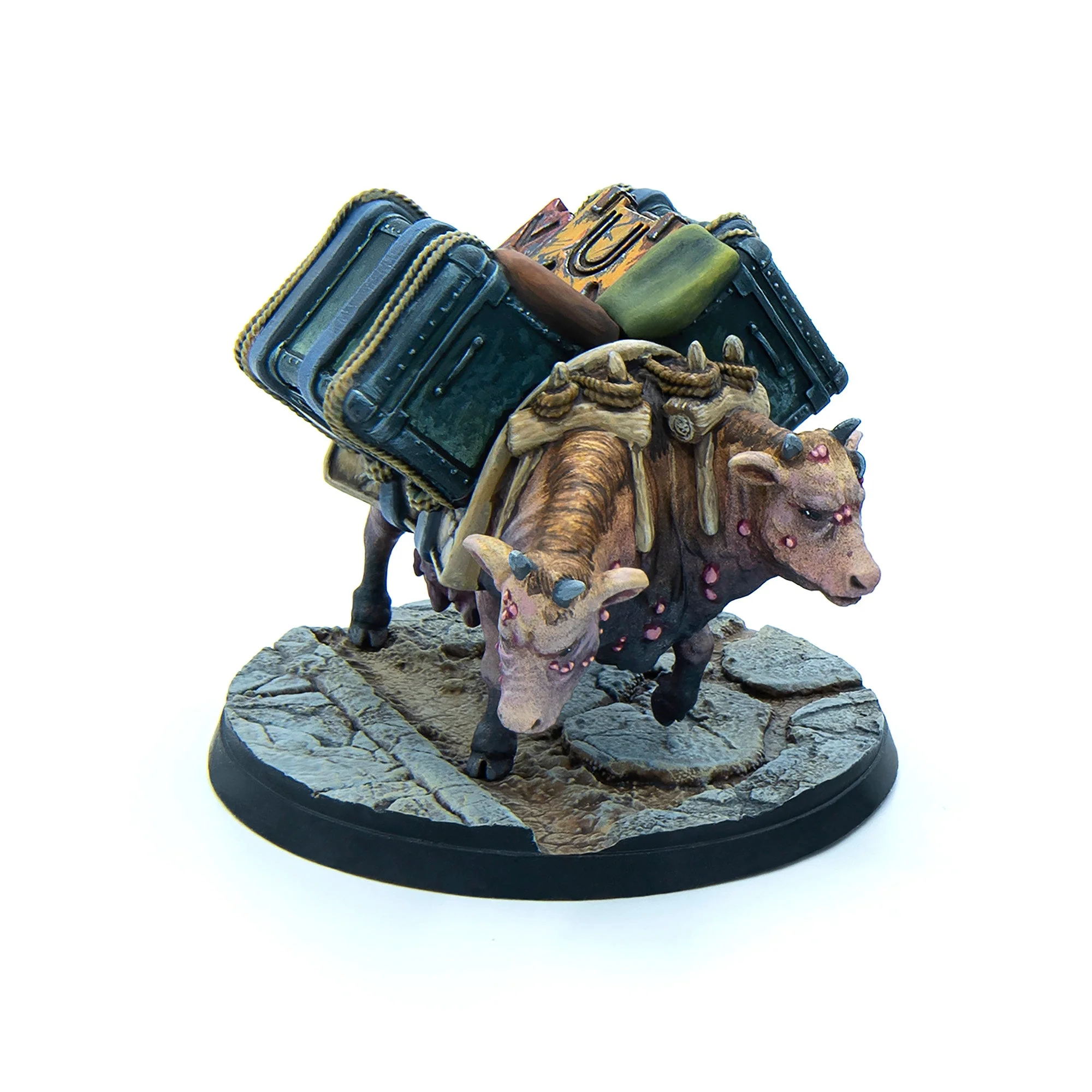 Modiphius Fallout Wasteland Warfare - Creatures: Brahmin Herd (MUH052229) - Image 4