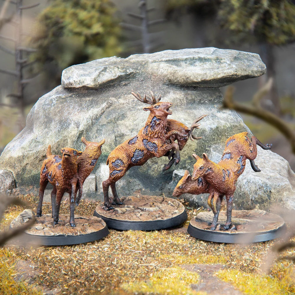 Modiphius Fallout: Wasteland Warfare - Creatures: Radstag Herd (MUH052289) - Image 6