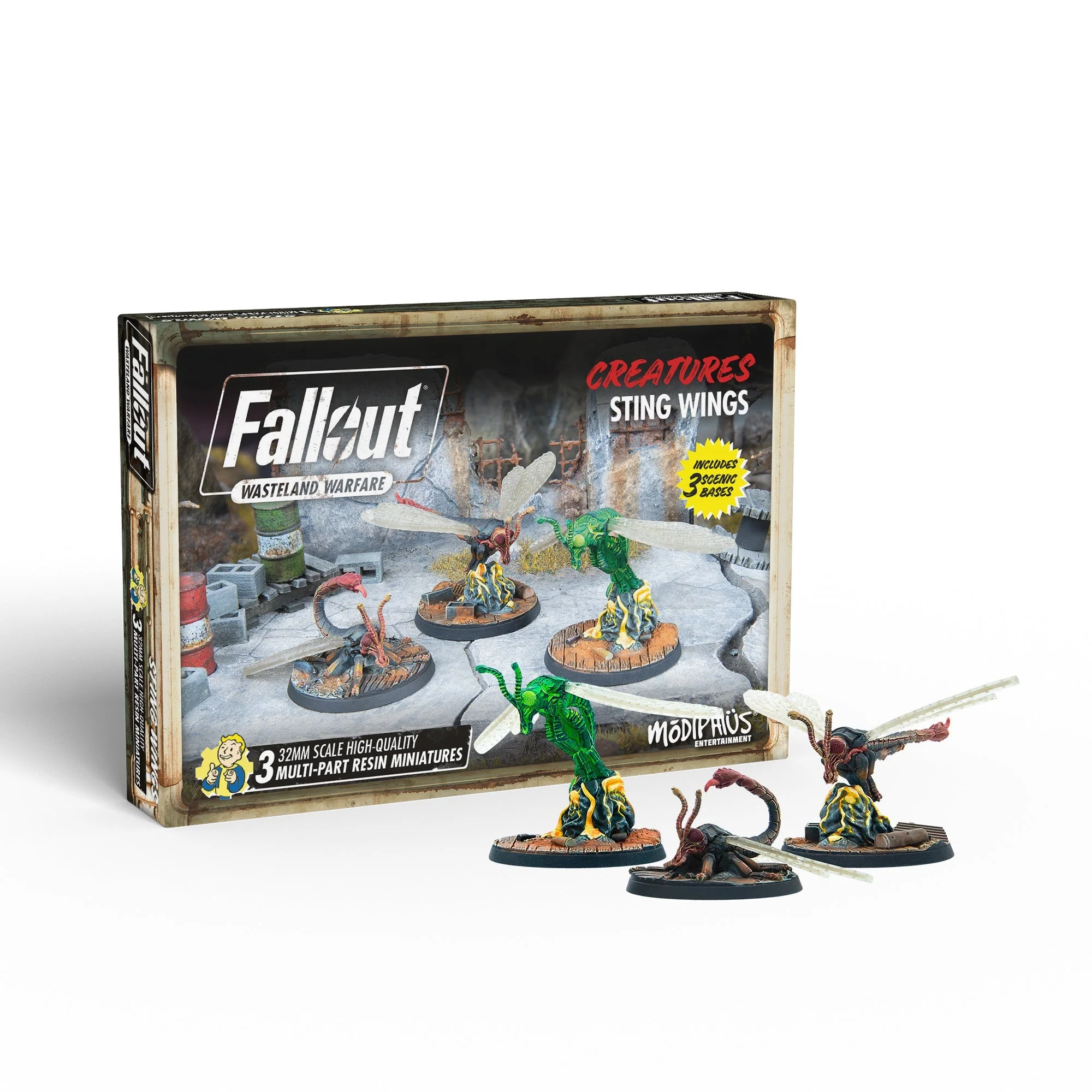 Modiphius Fallout: Wasteland Warfare - Creatures - Stingwings (MUH052285)