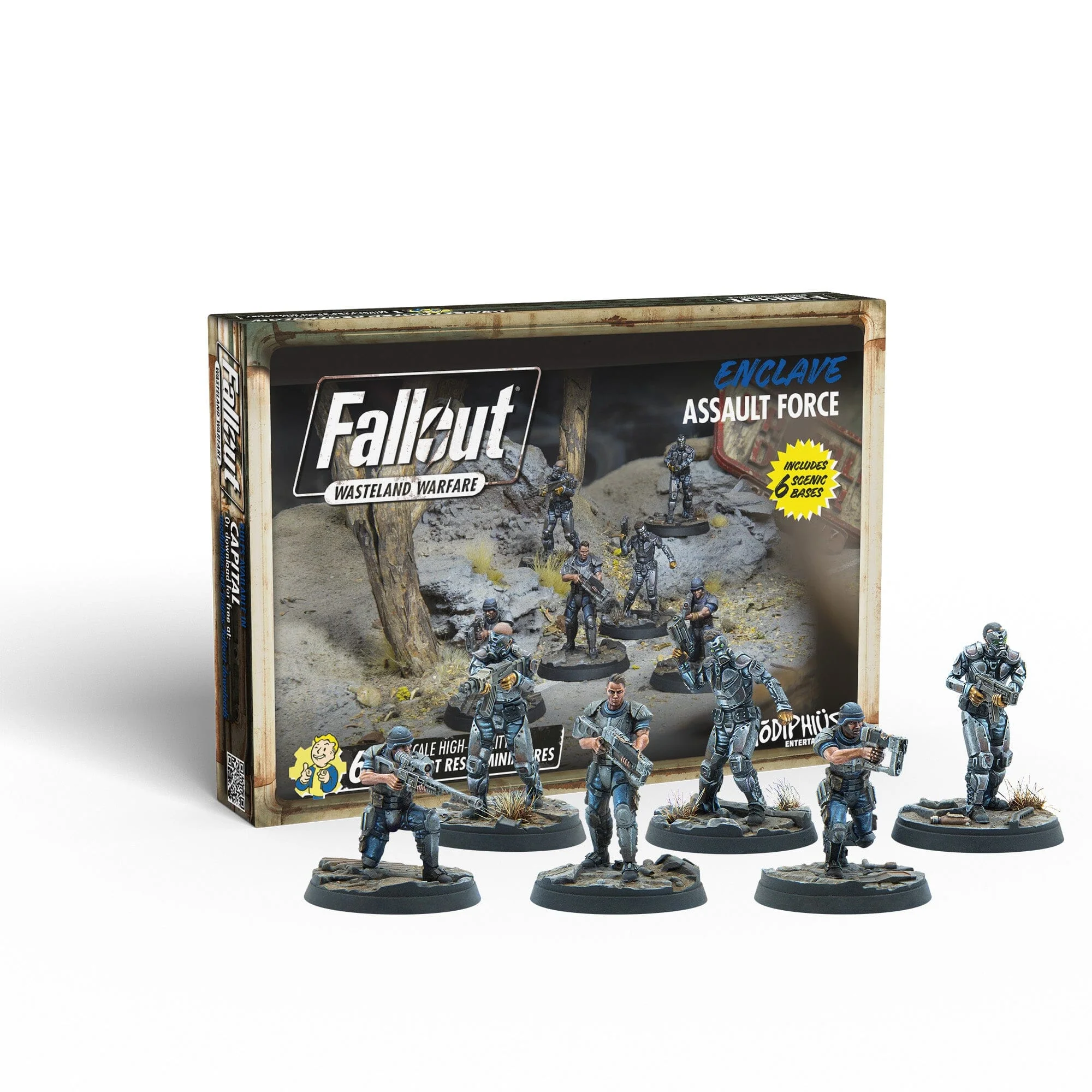 Modiphius Fallout: Wasteland Warfare - Enclave Assault Force (MUH0190807)