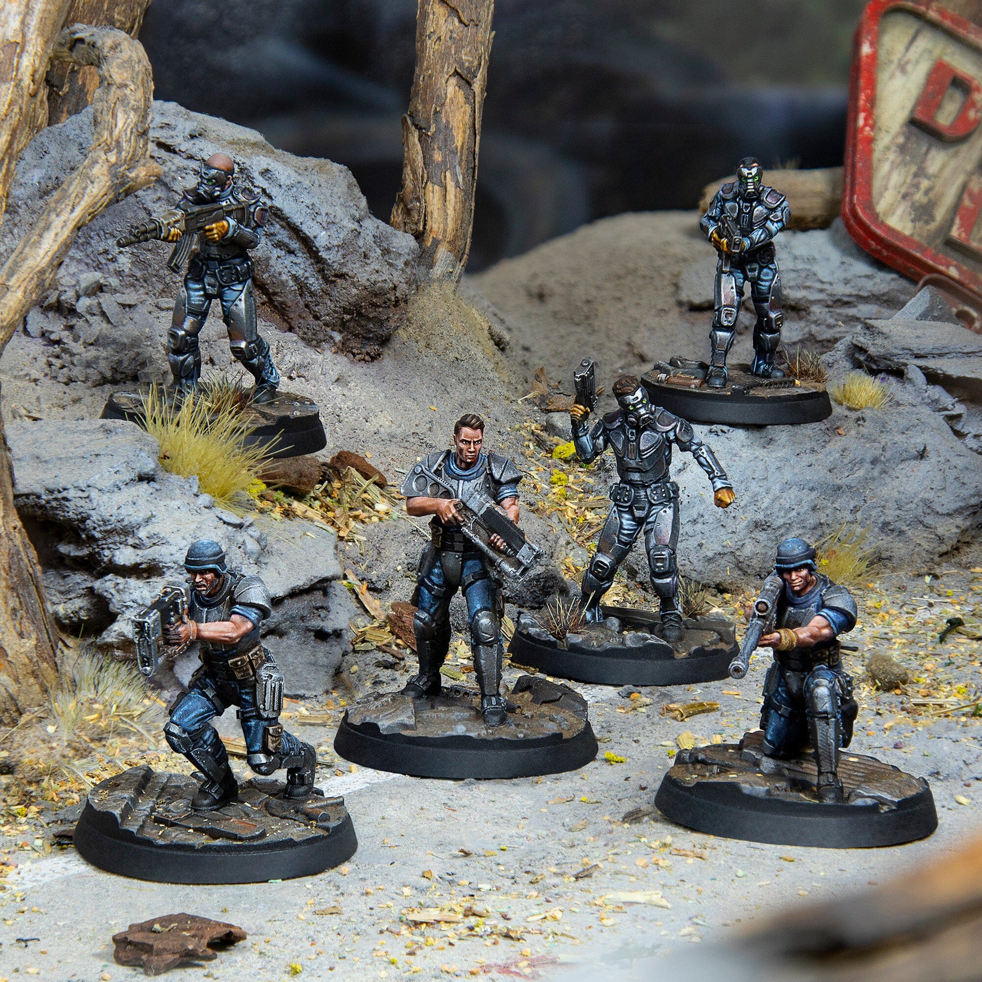 Modiphius Fallout: Wasteland Warfare - Enclave Assault Force (MUH0190807) - Image 8