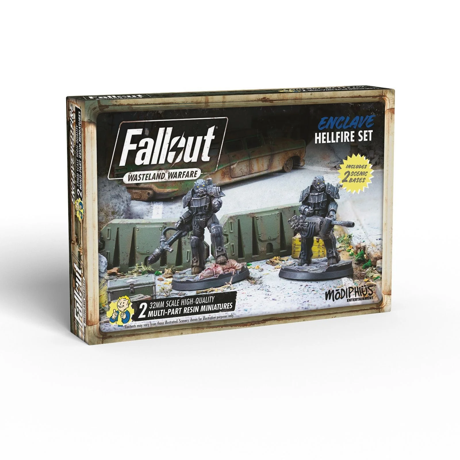 Modiphius Fallout: Wasteland Warfare - Enclave Hellfire Set (MUH052035) - Image 2
