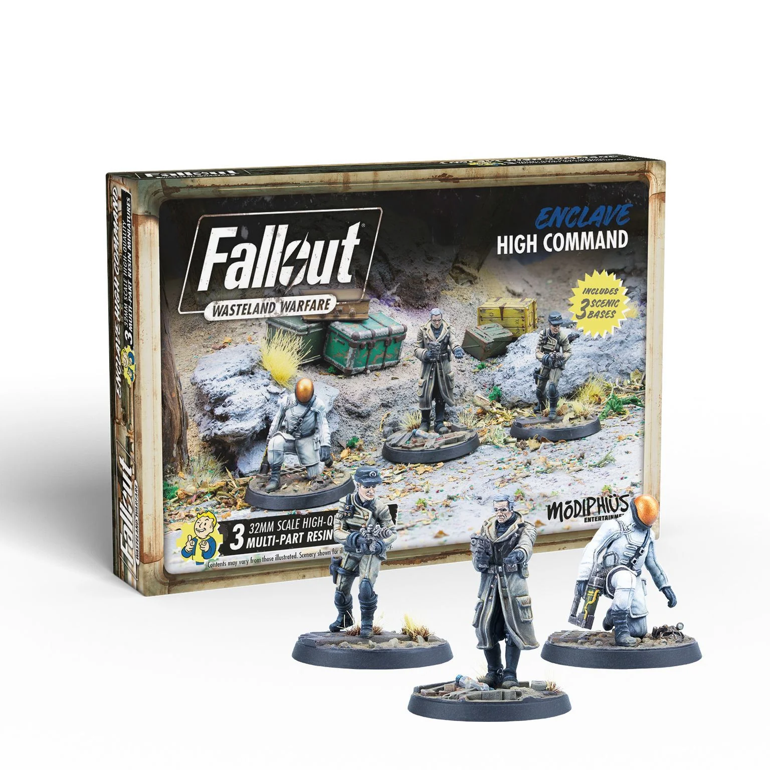 Modiphius Fallout Wasteland Warfare Enclave High Command (MUH051998)