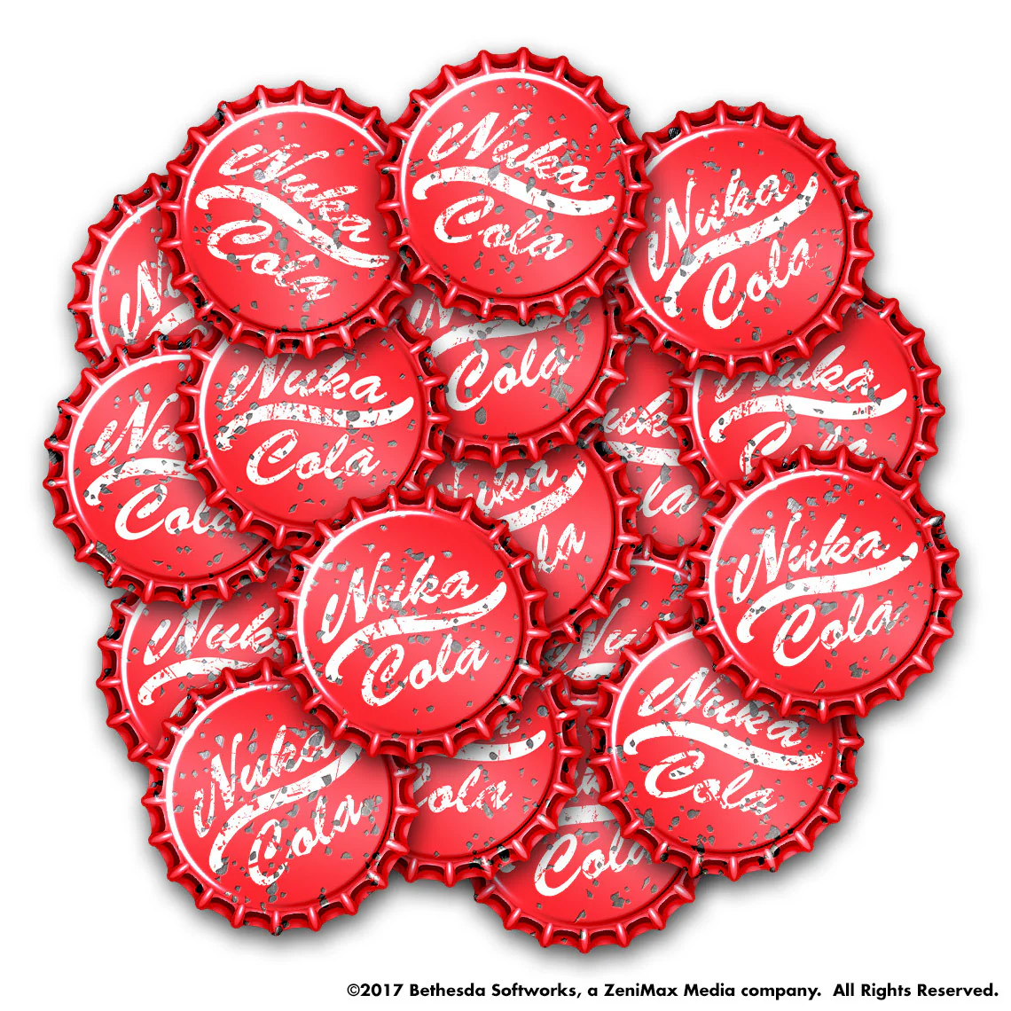 Modiphius - Fallout: Wasteland Warfare - Nuka Cola Revised Cap Set - Image 2