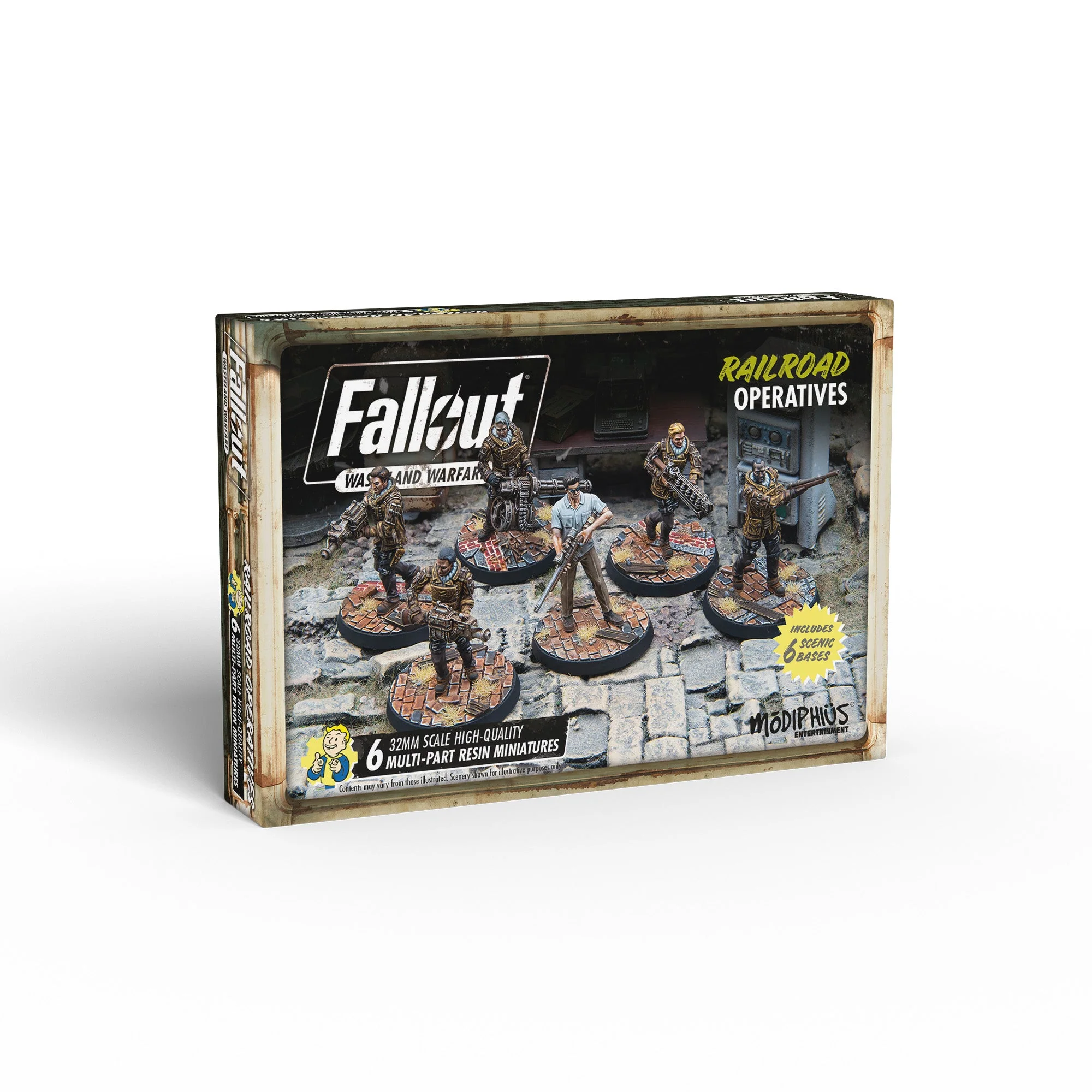 Modiphius Fallout: Wasteland Warfare - Railroad Operatives (MUH052221) - Image 4