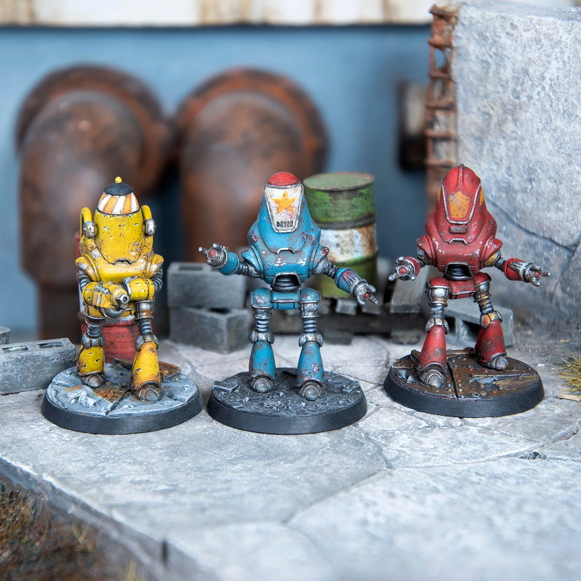 Modiphius Fallout: Wasteland Warfare - Robots: Protectron Workers (MUH052222) - Image 7