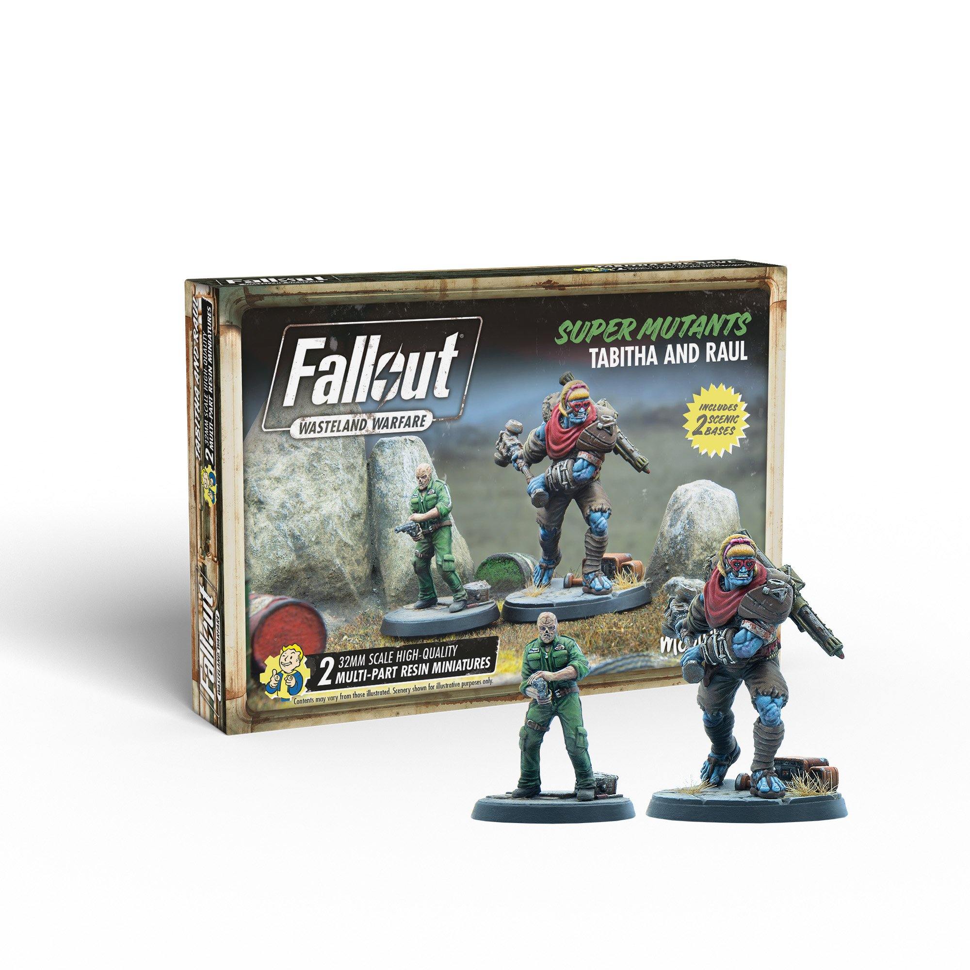 Modiphius Fallout: Wasteland Warfare - Super Mutants: Tabitha and Raul (MUH052152)