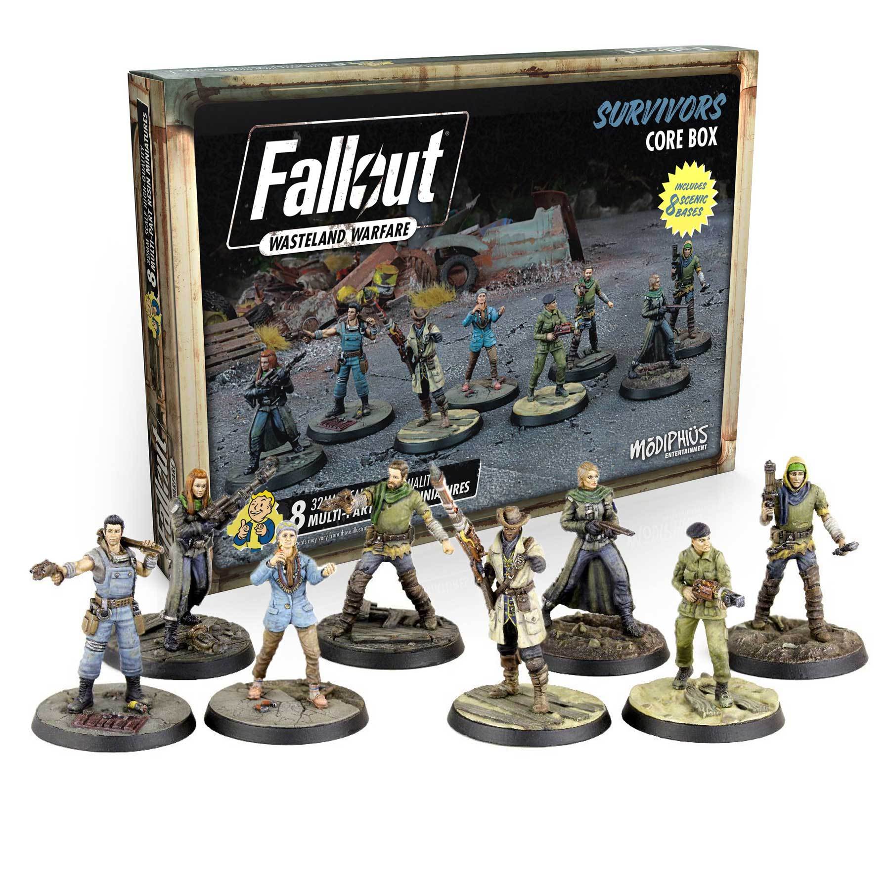 Modiphius Fallout: Wasteland Warfare - Survivors Core Set (MUH051243)
