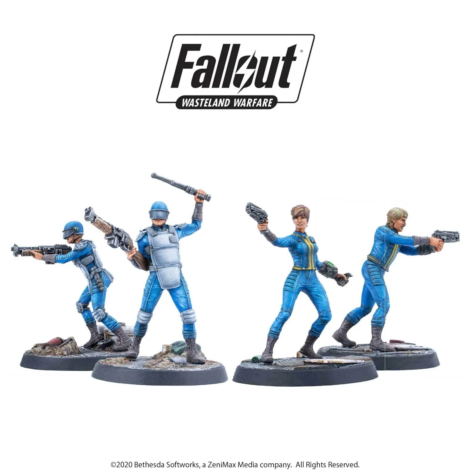 Modiphius Fallout: Wasteland Warfare - Survivors: Vault Personnel (MUH051812) - Image 2