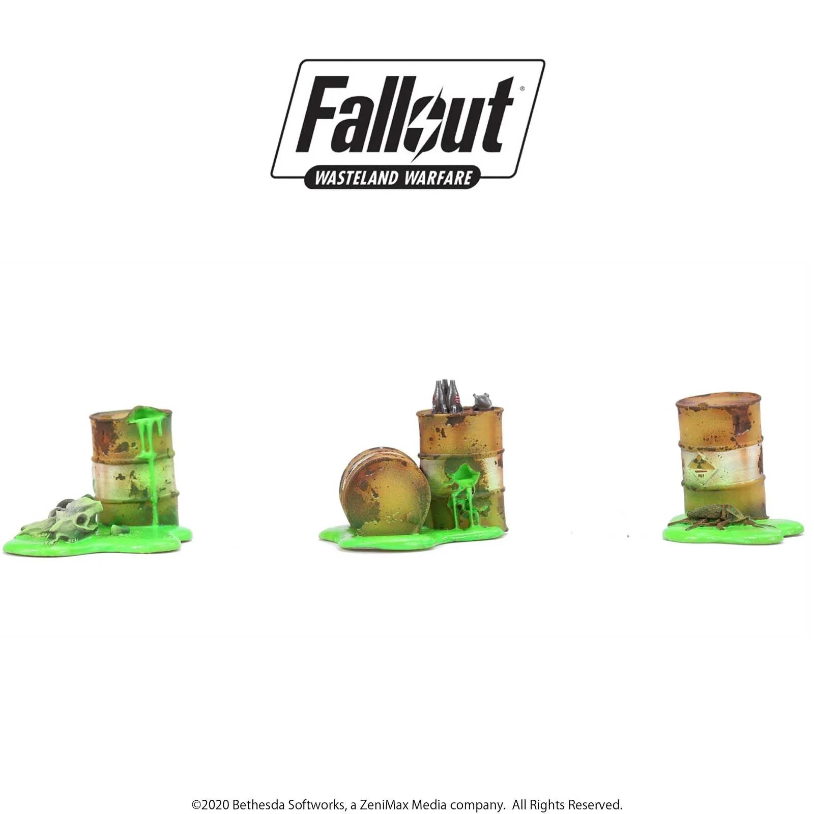 Modiphius Fallout: Wasteland Warfare - Terrain Expansion: Radioactive Containers