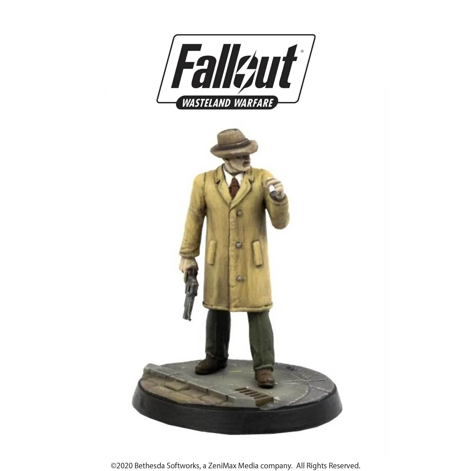 Modiphius Fallout Wasteland Warfare - Unaligned Mysterious Stranger (MUH051720)