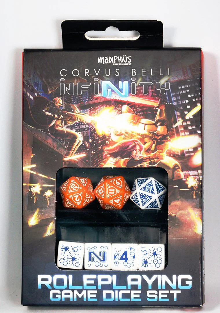 Modiphius Infinity RPG Dice Set - Yu Jing BOX