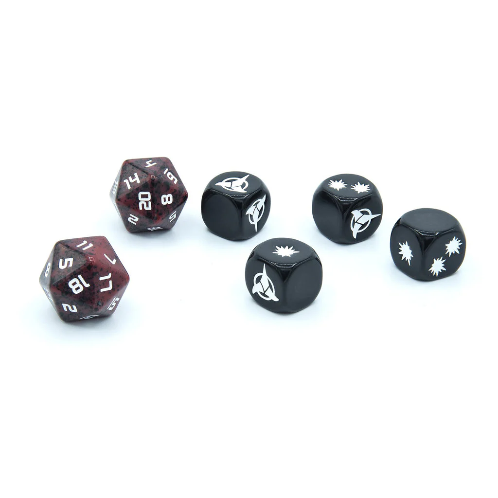 Modiphius Star Trek Adventures The Klingon Empire RPG Dice Set - Image 2