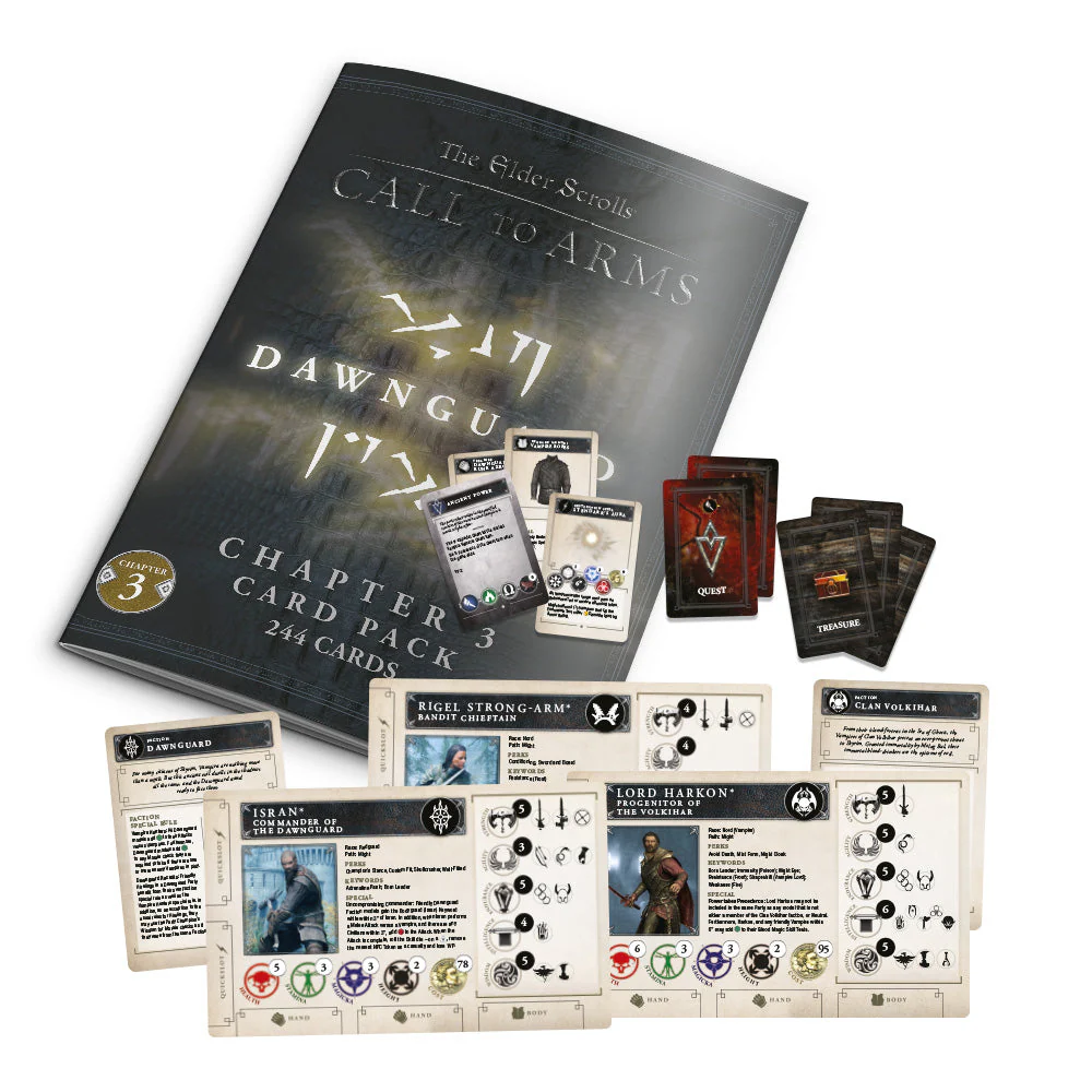 Modiphius The Elder Scrolls: Call to Arms - Dawnguard Chapter 3 Card Pack