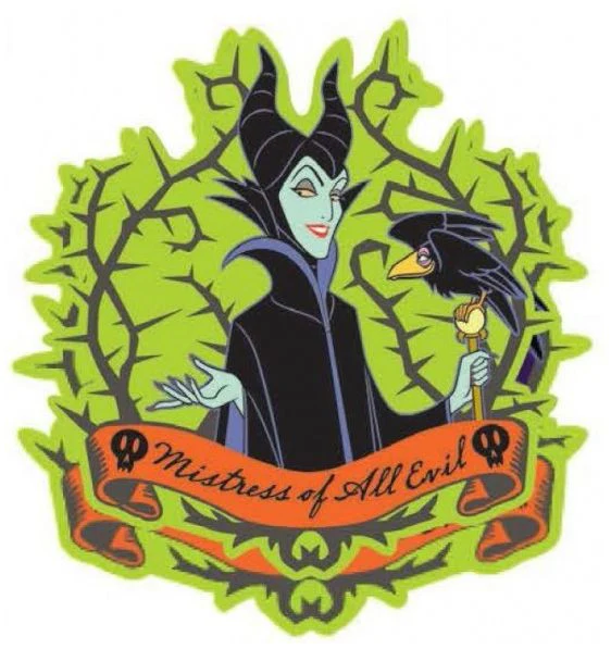 Monogram International Soft Touch Maleficent Magnet with Crow