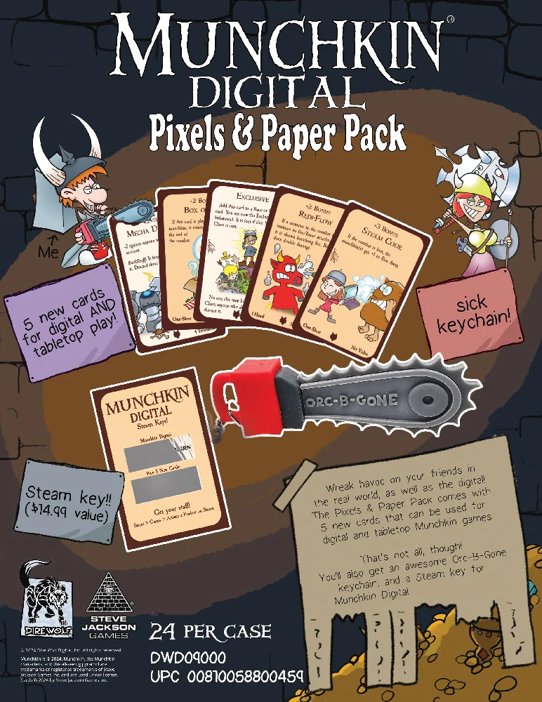 Munchkin: Digital Pixles & Paper Pack