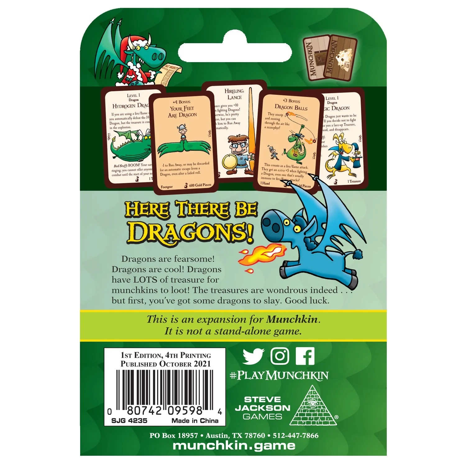 Munchkin Dragons Tuck Box - Image 2