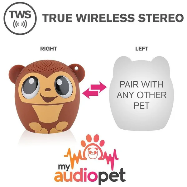 My Audio Pet - Monkey Gogobananas Mini Bluetooth Portable Speaker - Image 2